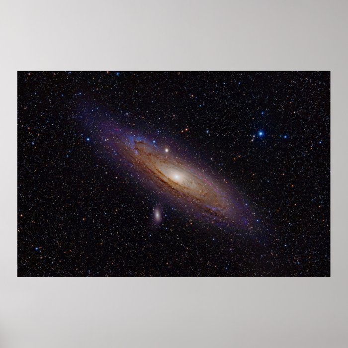 Andromeda Galaxy taken with Hydrogen Alpha Filter Print