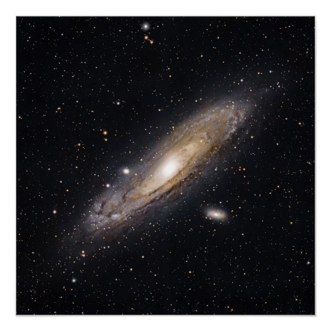 Andromeda Galaxy Wall Art | Deep Space Decor (Front)