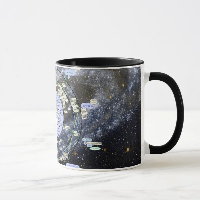 Andromeda Map mug (Right)