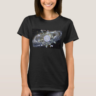 Andromeda Map -- Starquest, womens T-Shirt
