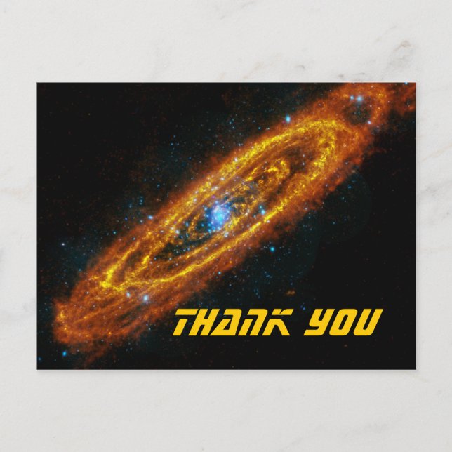 Andromeda's Stars Thank You Postcard (Front)
