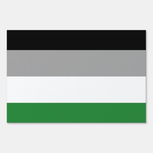 ANDROPHILIA FLAG PATTERN YARD SIGN