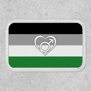Androphilia Pride Flag and Symbol Patch