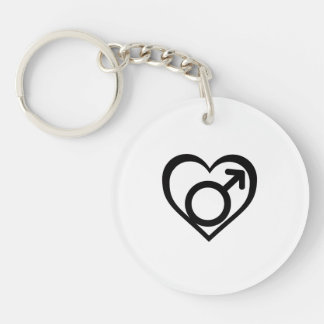 ANDROPHILIA SYMBOL -.png Keychain