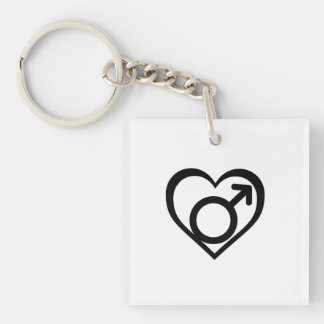 ANDROPHILIA SYMBOL -.png Keychain