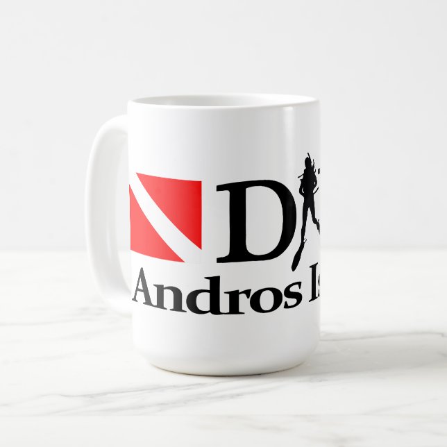 Andros Island DV4 Coffee Mug (Front Left)
