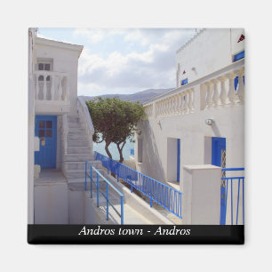 Andros town - Andros Magnet