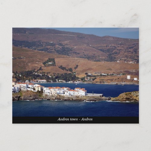 Andros town _ Andros Postcard