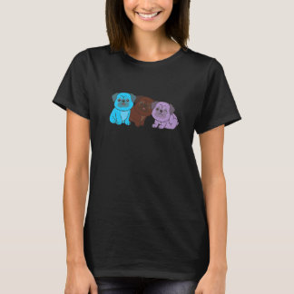 Androsexual Flag Pride Lgbtq Dogs Androsexual Pug T-Shirt