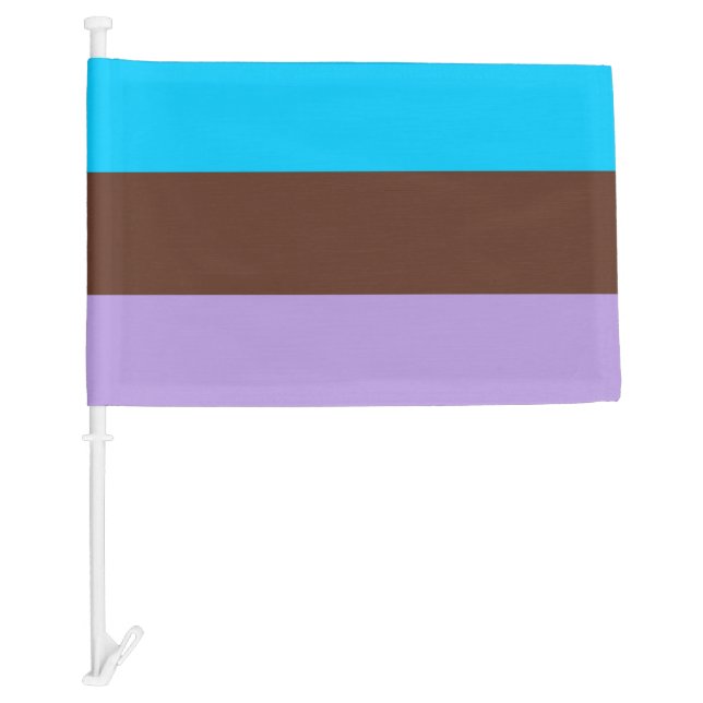 Androsexual Pride Car Flag (Front)