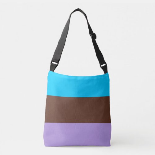 Androsexual Pride Flag Crossbody Bag