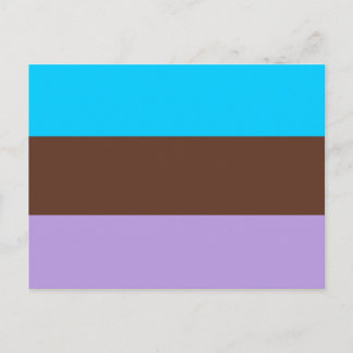 Androsexual Pride Flag Postcard