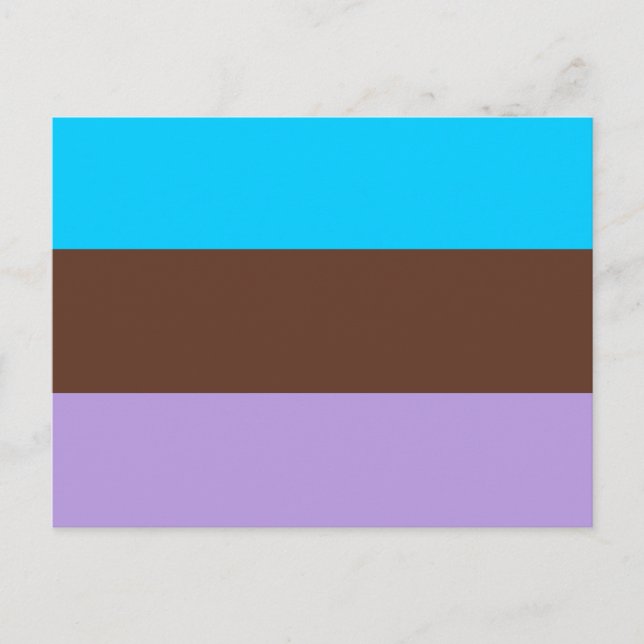 Androsexual Pride Flag Postcard (Front)