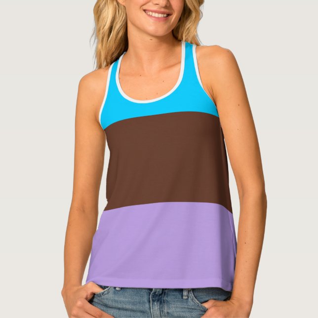 Androsexual Pride Flag Tank Top (Front)