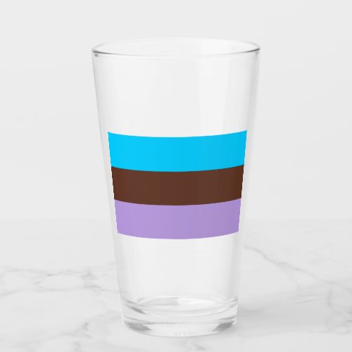 Androsexual Pride Glass