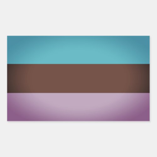 Androsexual Pride Rectangular Sticker