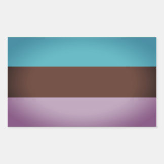 Androsexual Pride Rectangular Sticker