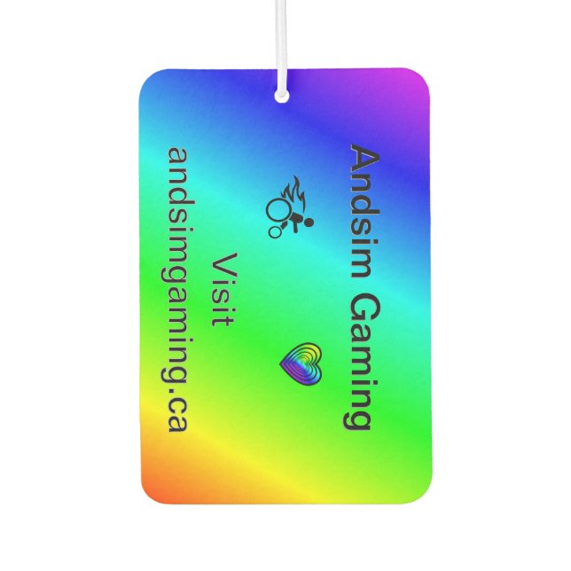 Andsim Gaming  Air Freshener (Front)