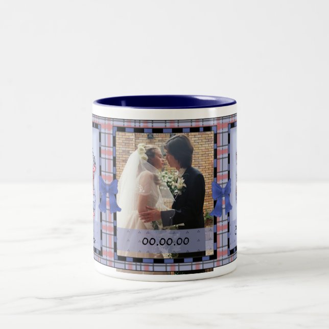 Andy & Annie, Save the Date Customizable Mug (Center)