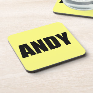 Andy Beverage Coaster
