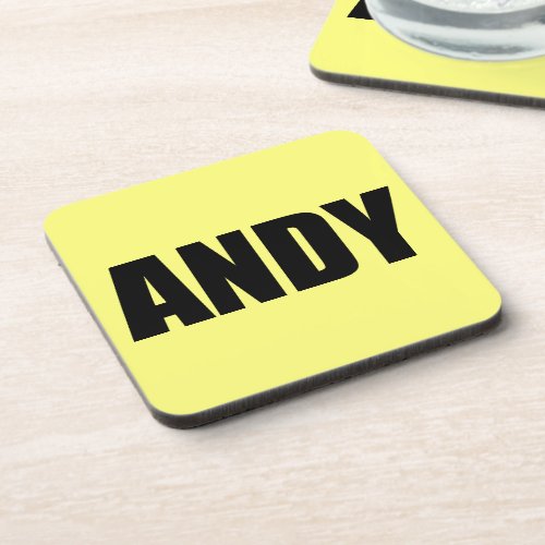 Andy Beverage Coaster