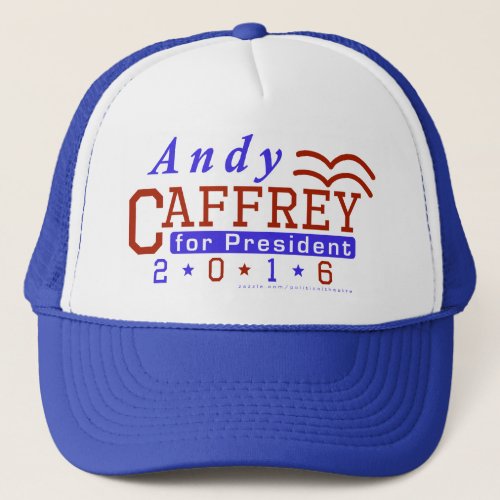 Andy Caffrey President 2016 Election Democrat Trucker Hat