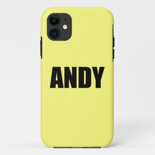 Andy iPhone 11 Case