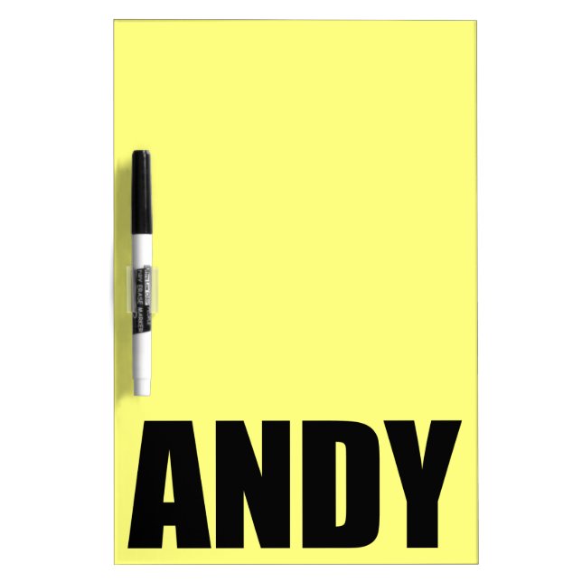Andy Dry-Erase Board (Front)