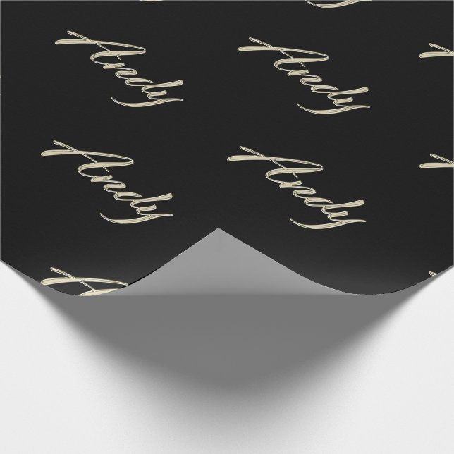 Andy First Name Name of Eles Gift Paper (Corner)