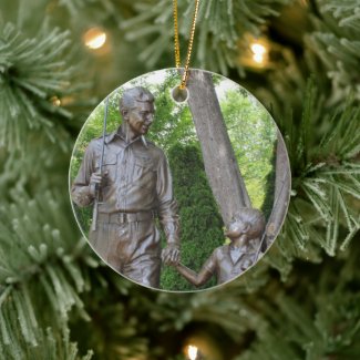 Andy Griffith Christmas Ornament - Andy & Opie