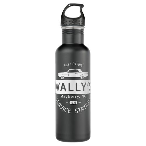 Andy Griffith Show  Wallys Service Station Classi Stainless Steel Water Bottle