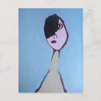 Andy Inspired Art Postcard