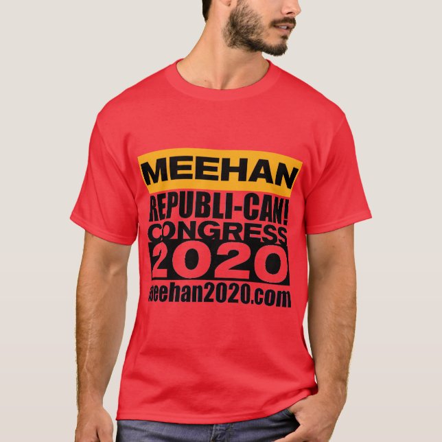 Andy Meehan for Congress REPUBLI-CAN Shirt (Front)