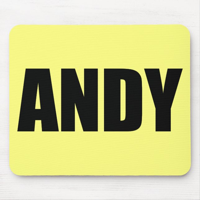 Andy Mouse Pad (Front)