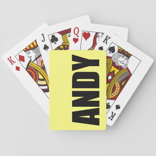 Andy Poker Cards