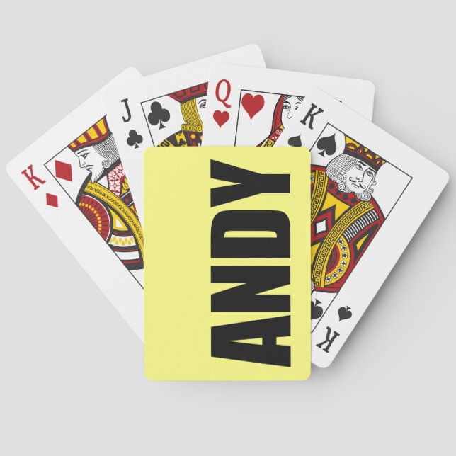 Andy Poker Cards (Back)