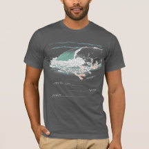 Andy spelled by amino acids, dark color Tee