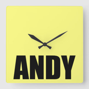 Andy Square Wall Clock
