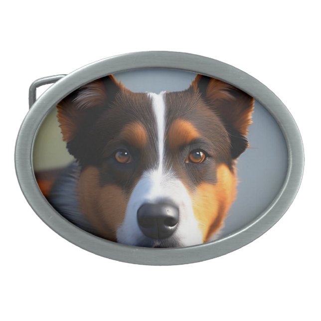 Andy The Australian Blue Heeler, Belt Buckle (Front)