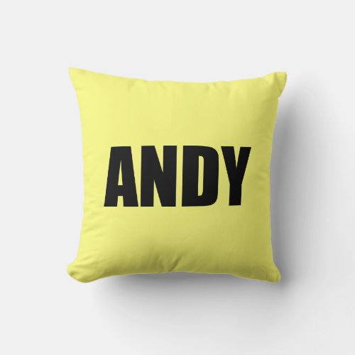 Andy Throw Pillow