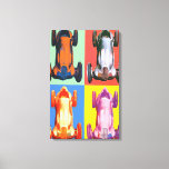 Andy Warhol - Benz Racing Car Canvas Print