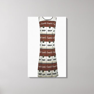 Andy Warhol - The Souper Dress Canvas Print