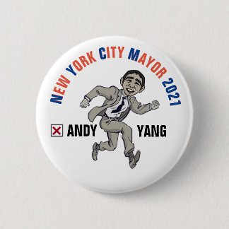 Andy Yang for NYC Mayor 2021 Button