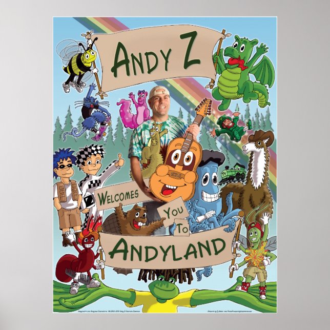 Andy Z & Friends poster (Front)