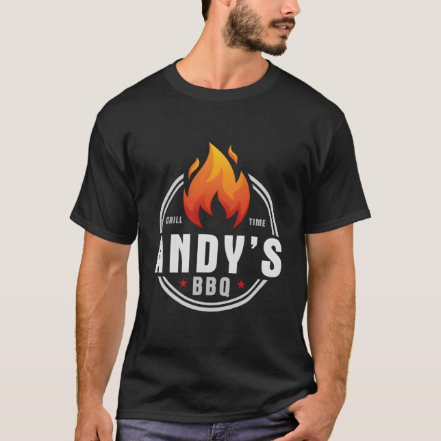 Andy'S Bbq T-Shirt (Front)