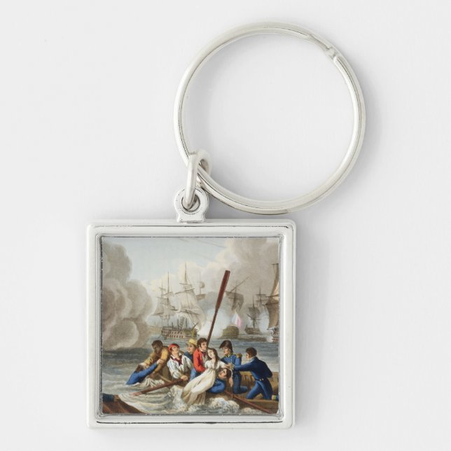 Anecdote at the Battle of Trafalgar Keychain (Front)