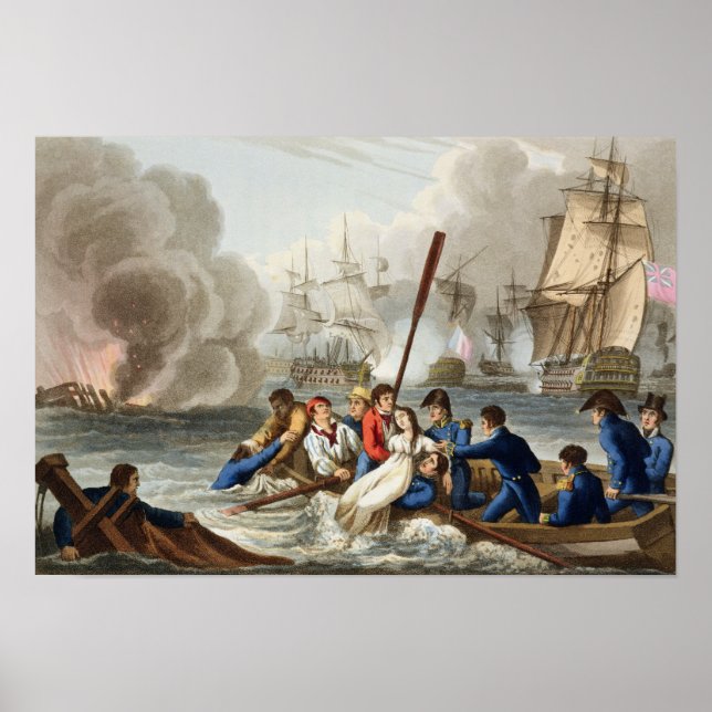 Anecdote at the Battle of Trafalgar Poster (Front)