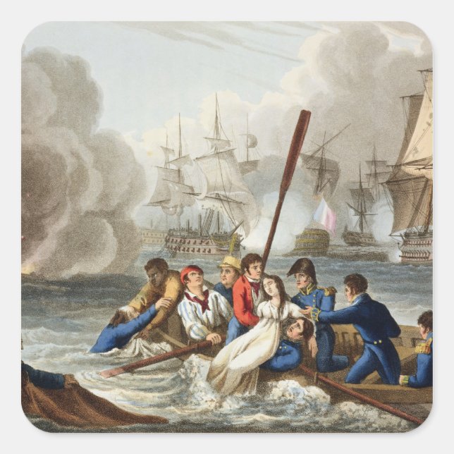 Anecdote at the Battle of Trafalgar Square Sticker (Front)