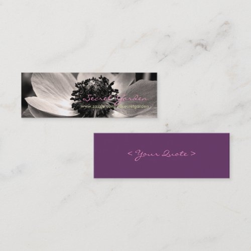 Anemone 1 business card template