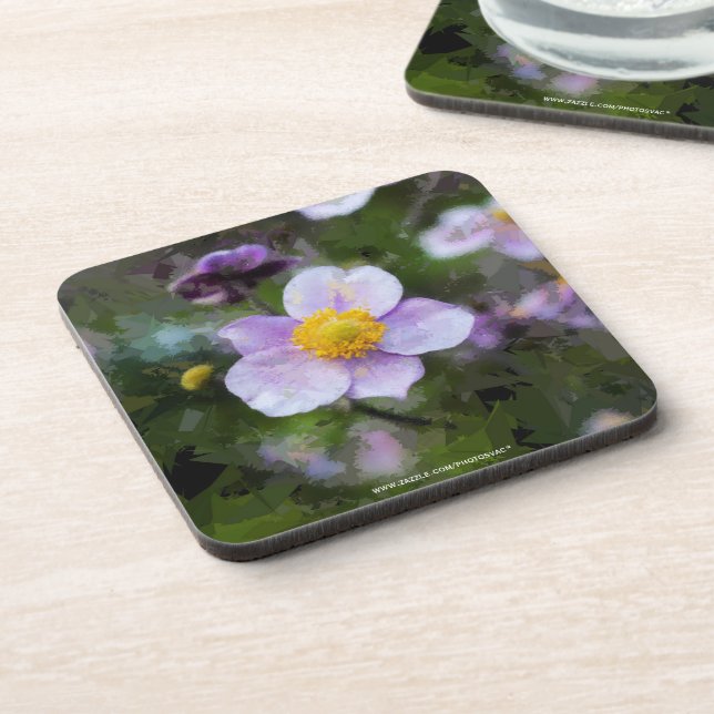 Anemone Beverage Coaster (Left Side)